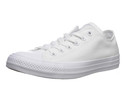 plain white converse mens