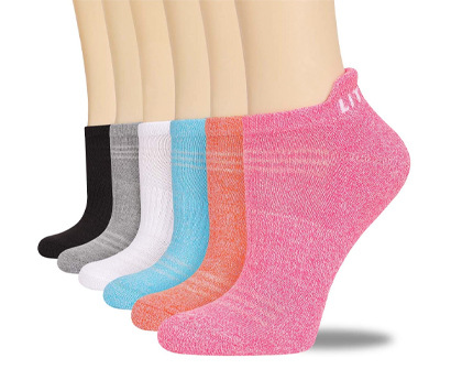 low cut socks with heel tab