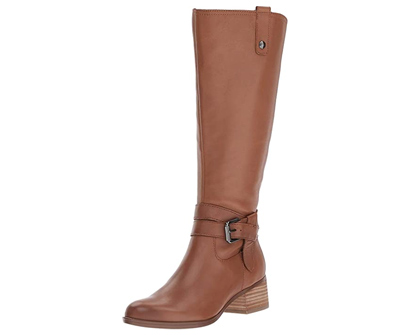 long leather riding boots wide calf