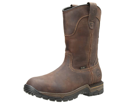 mens leather wellington boots